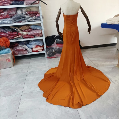 テラコッタマーメイドドレス テラコッタソフトマーメイドドレス | Miharu shop美晴ドレスショップ