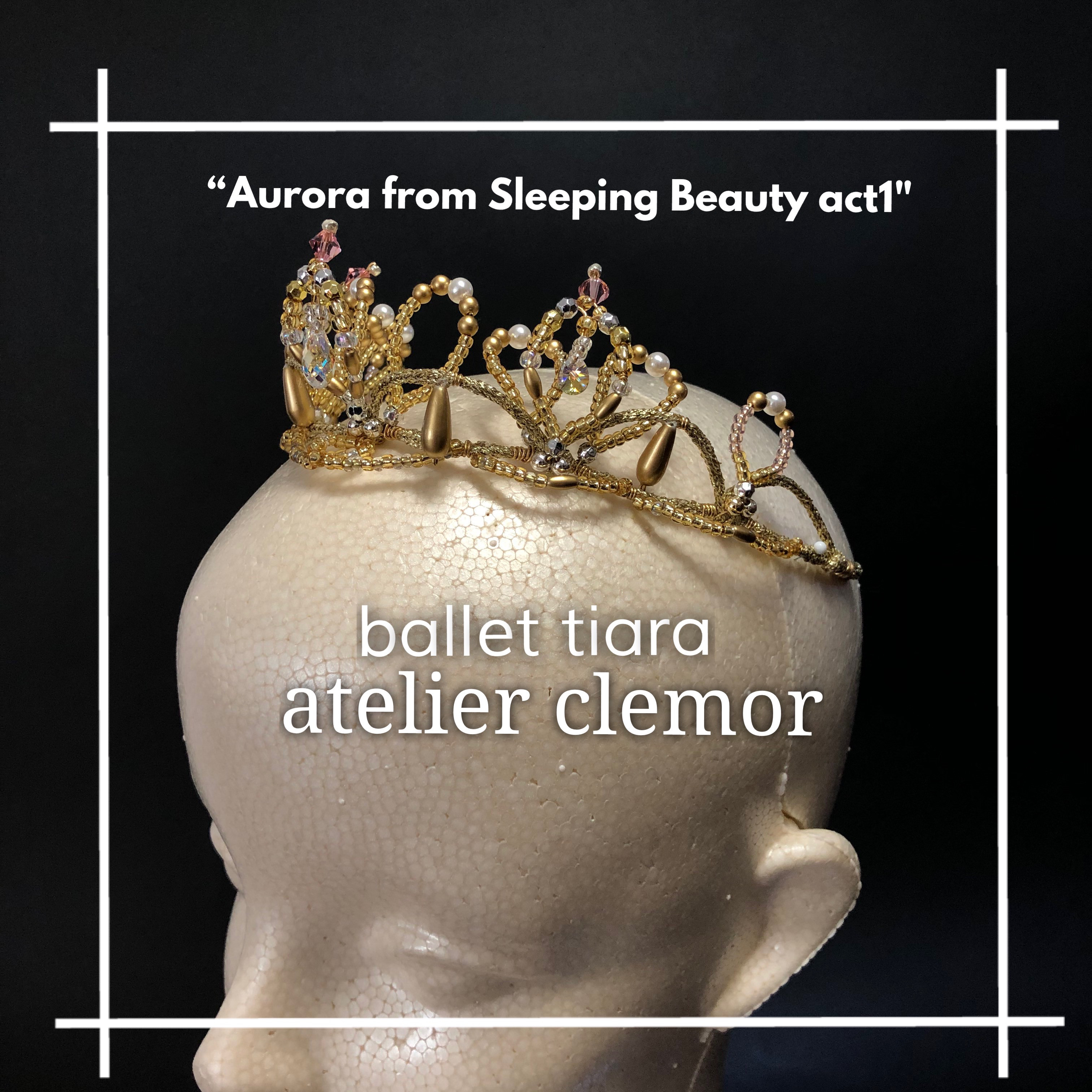 エレガント バレエティアラ　オーロラ　ローズ バレエティアラ オーロラ姫 | Ballet shop mauve