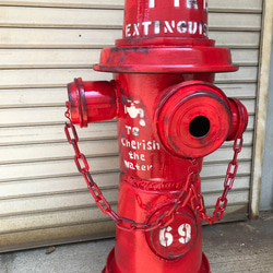 商標登録済みオリジナル立水栓消火栓風カバーエイジングレッド^_^ 2枚目の画像