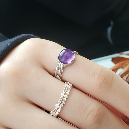 喜平アメジストSV925リングRS-138、 指輪・リング Ring and I 通販