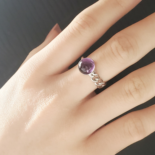 喜平アメジストSV925リングRS-138、 指輪・リング Ring and I 通販