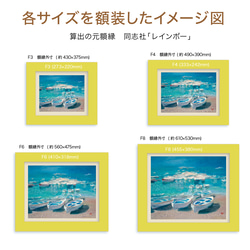 【カプリ島の青】油絵　ジークレー・オリジナル版画　F3サイズ〜 12枚目の画像