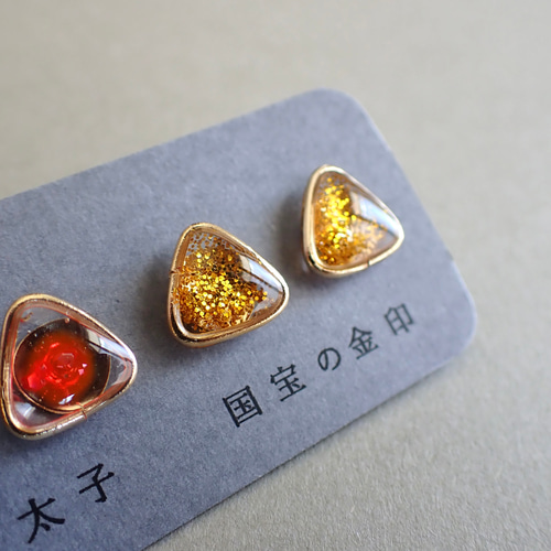ピアス】博多の宝セット《ご当地ギフトラッピング付き》 ピアス