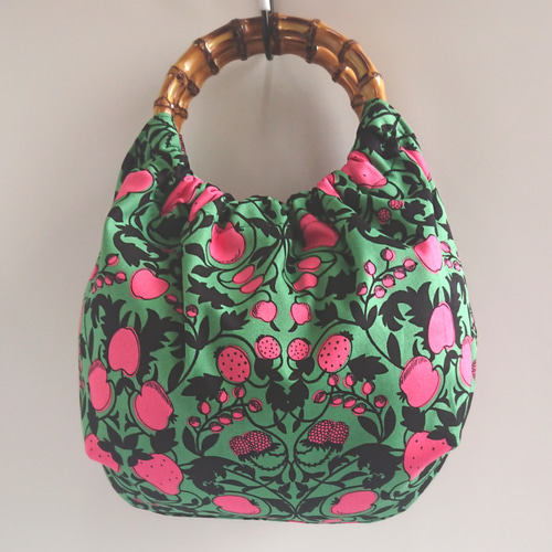 風船型 バンブーリンググラニーバッグ(内ポケット付き) フルーツ  