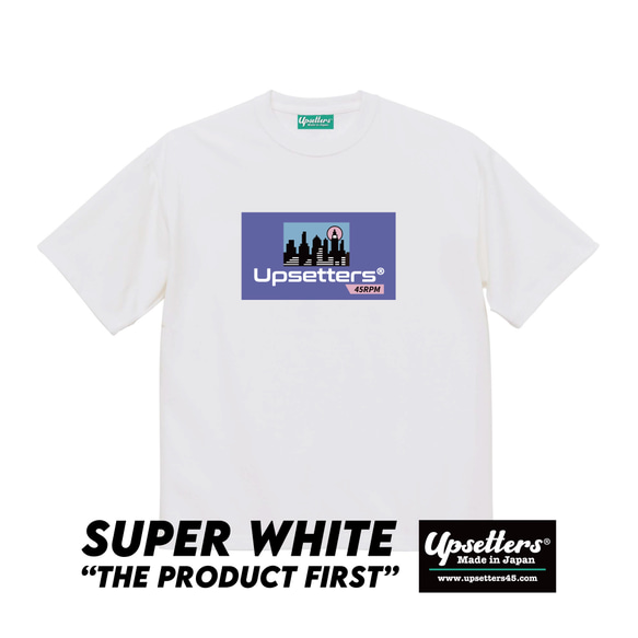 Tシャツ/オリジナル枚数限定 Upsetters®︎/Super White"T-011" :First Records 4枚目の画像