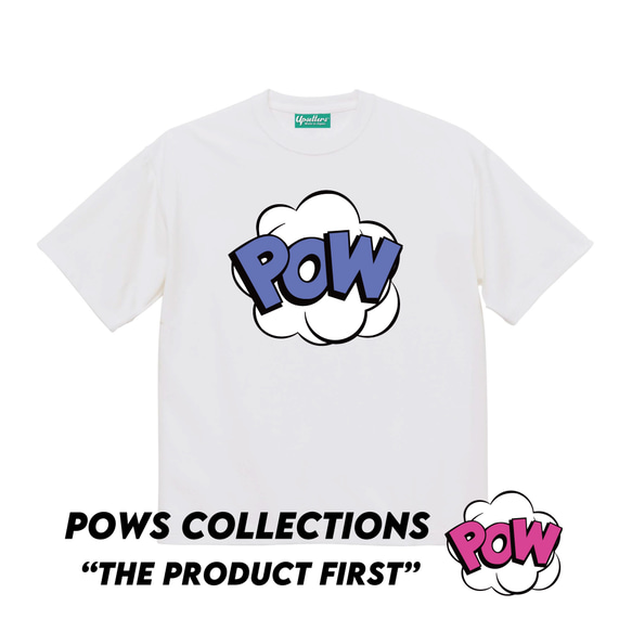 Tシャツ/オリジナル枚数限定 Upsetters®︎/Super White"T-P002" : POW™ 1枚目の画像