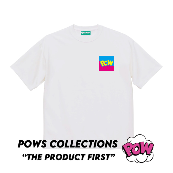 Tシャツ/オリジナル枚数限定 Upsetters®︎/Super White"T-P008" : POW™ Comic 1枚目の画像