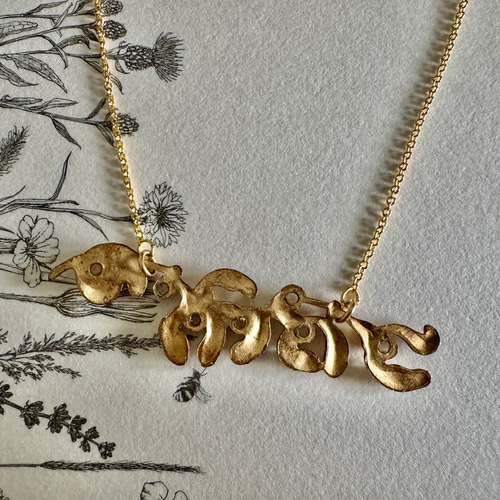 宿り木（ヤドリギ）のネックレス 〜フランスアンティーク