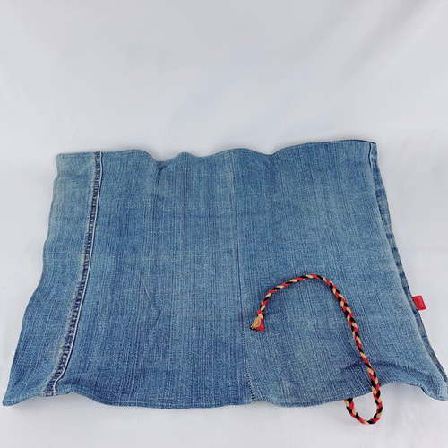 パッチワークカフェマット デニムリメイク カフェマット 送料無料 翌日