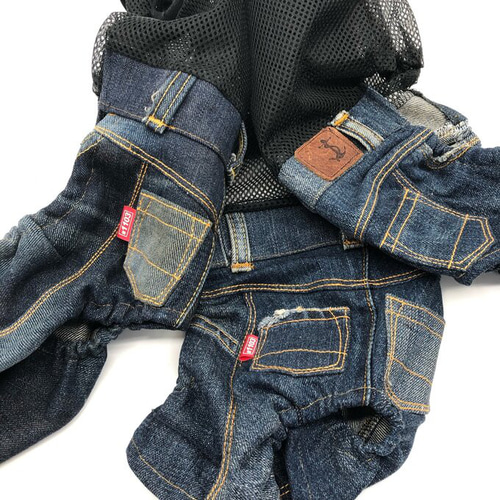 犬服 インナーパンツ リメイク デニム ＃1103 ドッグウェア ペット服