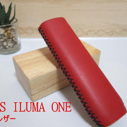 iQOSイルマワンケース デコケース ハンドメイド 赤×黒 アイコス