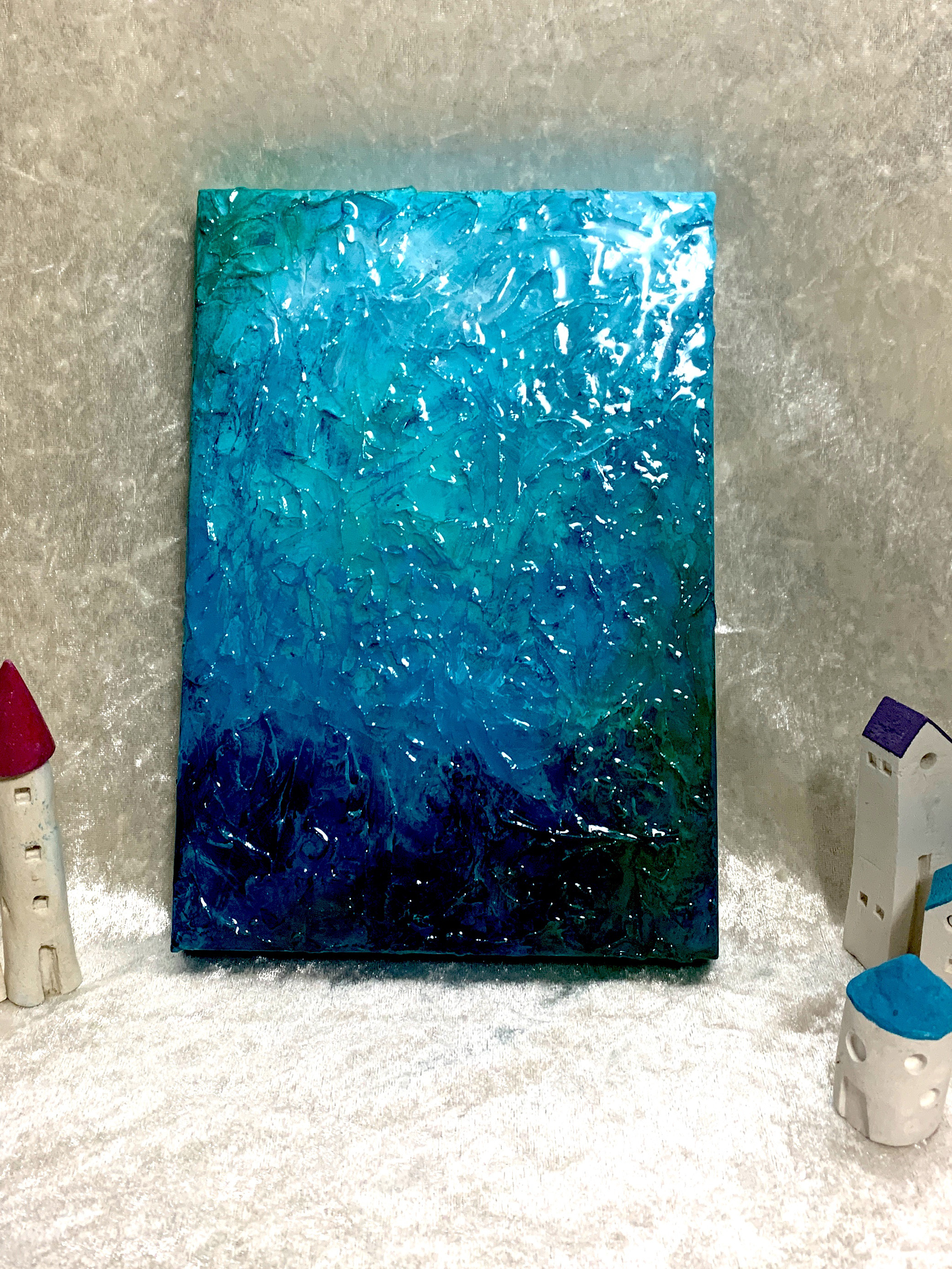 夏の思い出　アクリル画・原画