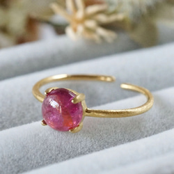 ルチルクォーツリングsilver925k18gp 指輪・リング marjoram 通販