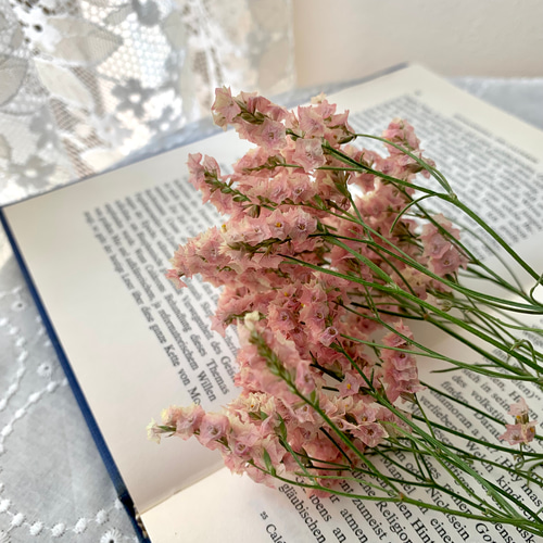 レアです！くすみピンクのハイブリットスターチス 花材 ハンドメイド