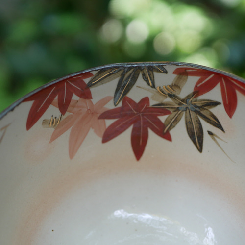 京焼・清水焼 色絵 抹茶茶碗（紅葉） 飯碗 Shun 的作品 14145301
