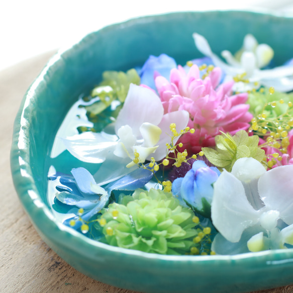 （水換え不要）色彩りの花々　花手水（はなちょうず） 6枚目の画像