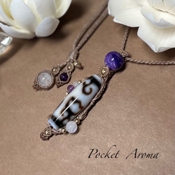 桃奏』セリサイトインローズクォーツとディープローズクォーツの