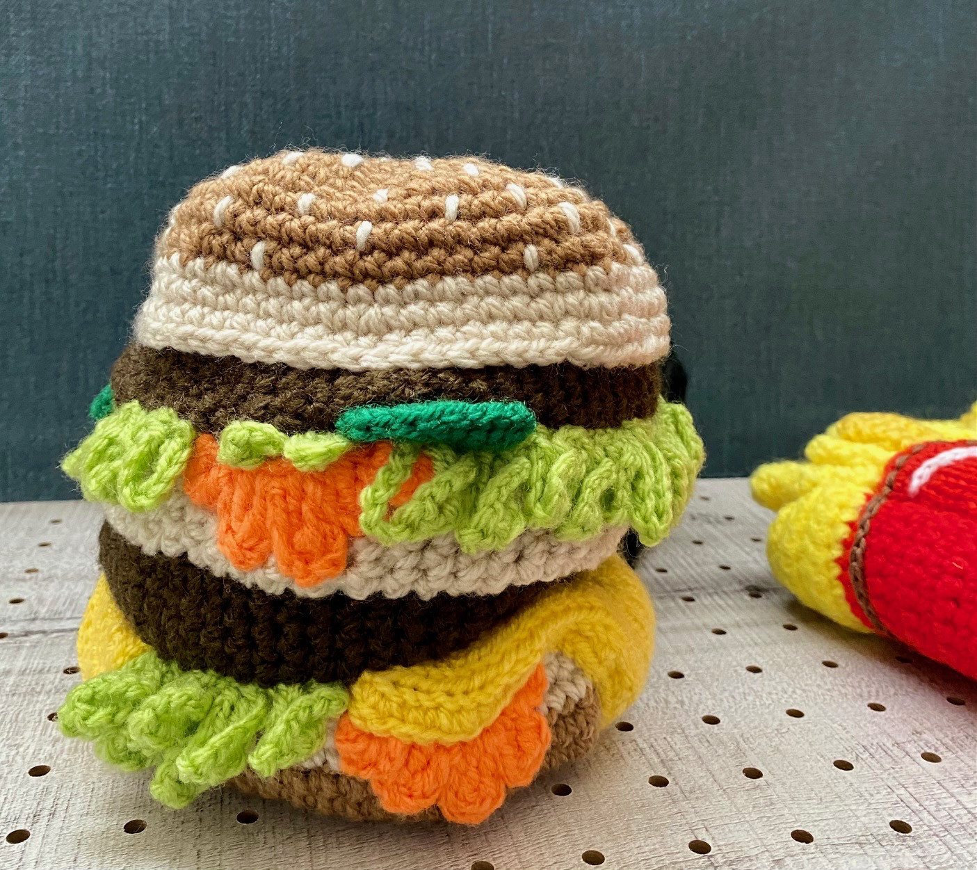 golfドライバーカバー、ビックバーガー