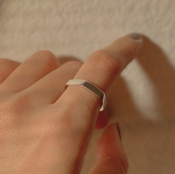 シルバーリング R019 六角 指輪・リング 220 通販 14146372｜Creema