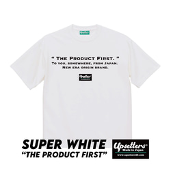 Tシャツ / 枚数限定   /Super White"T-003" : the Product First 1枚目の画像