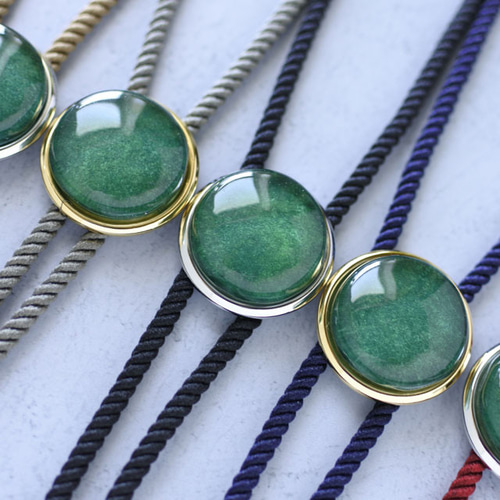 翡翠色》ループタイ【原画】 ネックレス・ペンダント Maddoc 通販