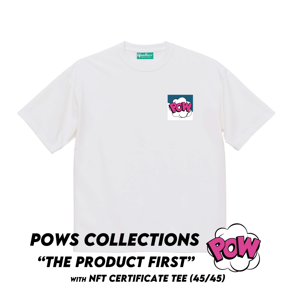 Tシャツ/オリジナル枚数限定 Upsetters®︎/Super White"T-P004" : POW™