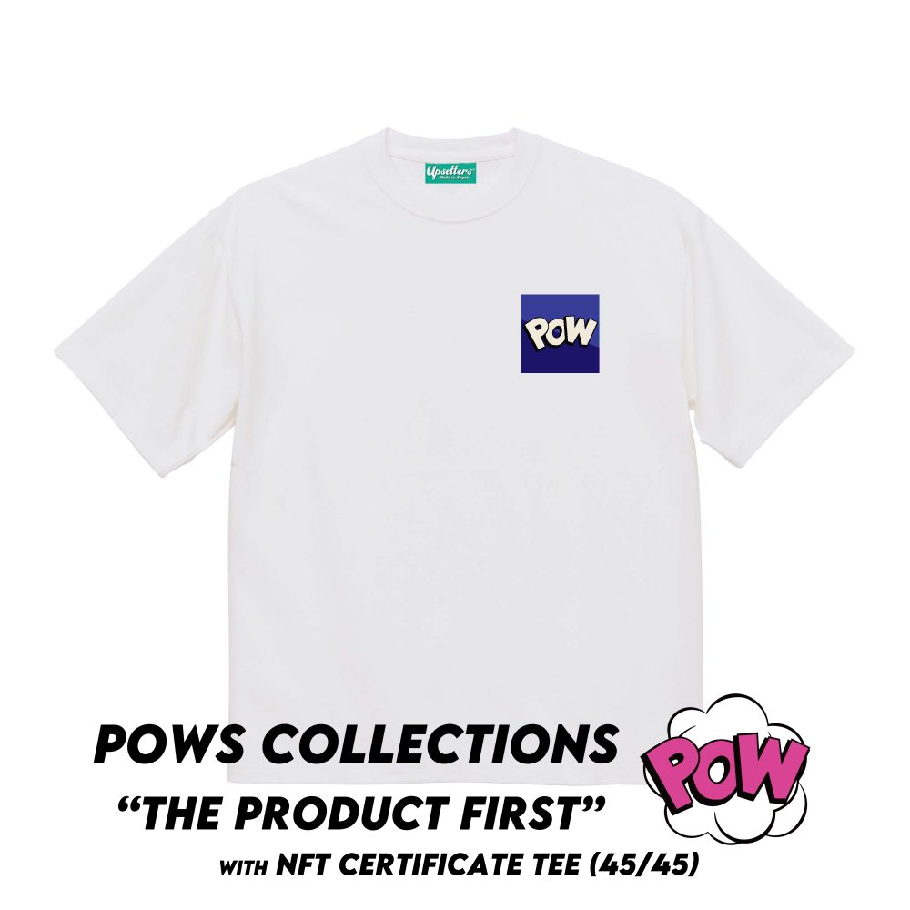 Tシャツ/オリジナル枚数限定 Upsetters®︎/Super White"T-P005" : POW™