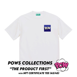 Tシャツ/オリジナル枚数限定 Upsetters®︎/Super White"T-P005" : POW™ 1枚目の画像