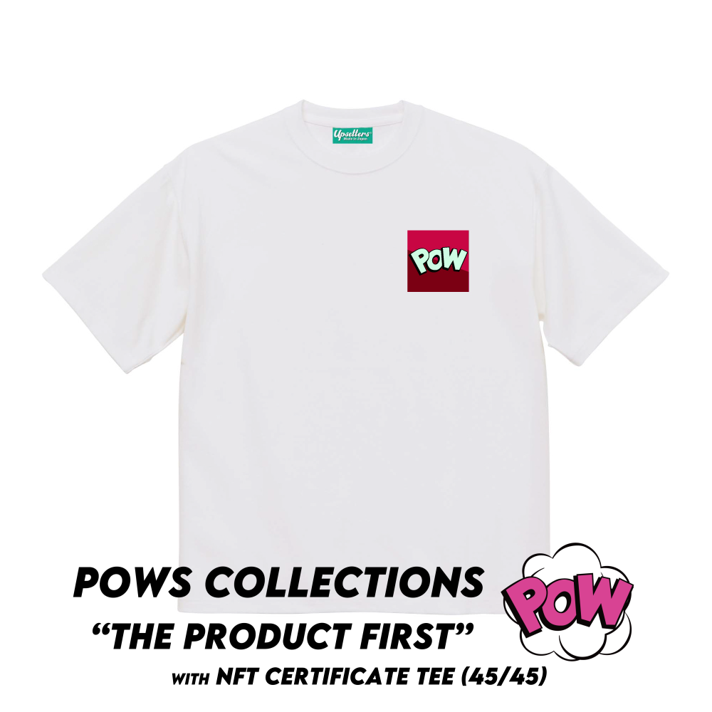 Tシャツ/オリジナル枚数限定 Upsetters®︎/Super White"T-P006" : POW™