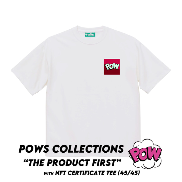 Tシャツ/オリジナル枚数限定 Upsetters®︎/Super White"T-P006" : POW™ 1枚目の画像