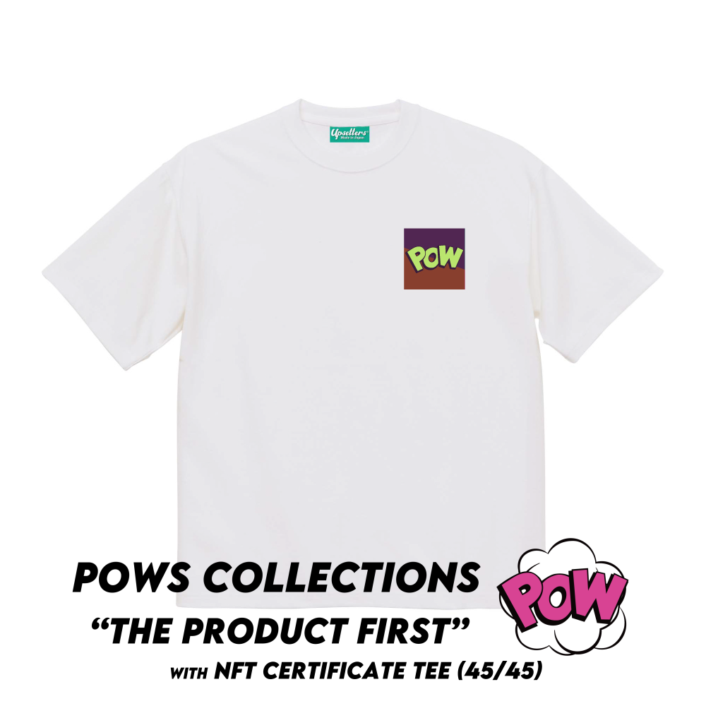 Tシャツ/オリジナル枚数限定 Upsetters®︎/Super White"T-P007" : POW™
