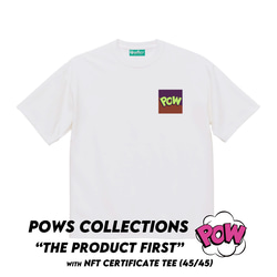Tシャツ/オリジナル枚数限定 Upsetters®︎/Super White"T-P007" : POW™ 1枚目の画像