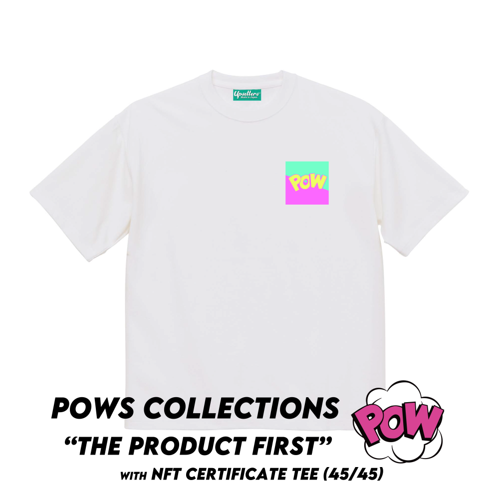 Tシャツ/オリジナル枚数限定 Upsetters®︎/Super White"T-P012" : POW™ Tropic