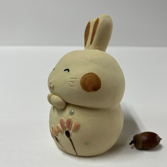 干支　うふふの卯セット　Ａ-277-Ｓ　陶製　/Rabbit/兔子 7枚目の画像