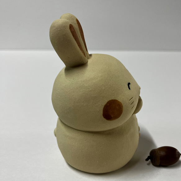 干支　うふふの卯セット　Ａ-277-Ｓ　陶製　/Rabbit/兔子 5枚目の画像