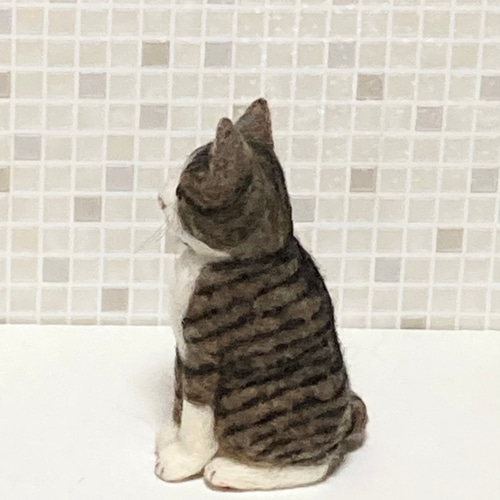 Mサイズ 植毛なし サンプルページ キジトラ 猫ちゃん キジ白