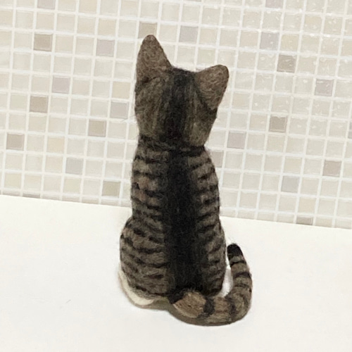 Mサイズ 植毛なし サンプルページ キジトラ 猫ちゃん キジ白