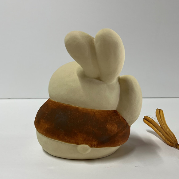 喜劇兔（小）帶墊（中）O-209陶瓷/Rabbit/rabbit 第6張的照片