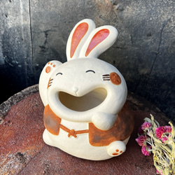 喜劇兔（小）O-209 Ceramic /Rabbit/Inko 第3張的照片