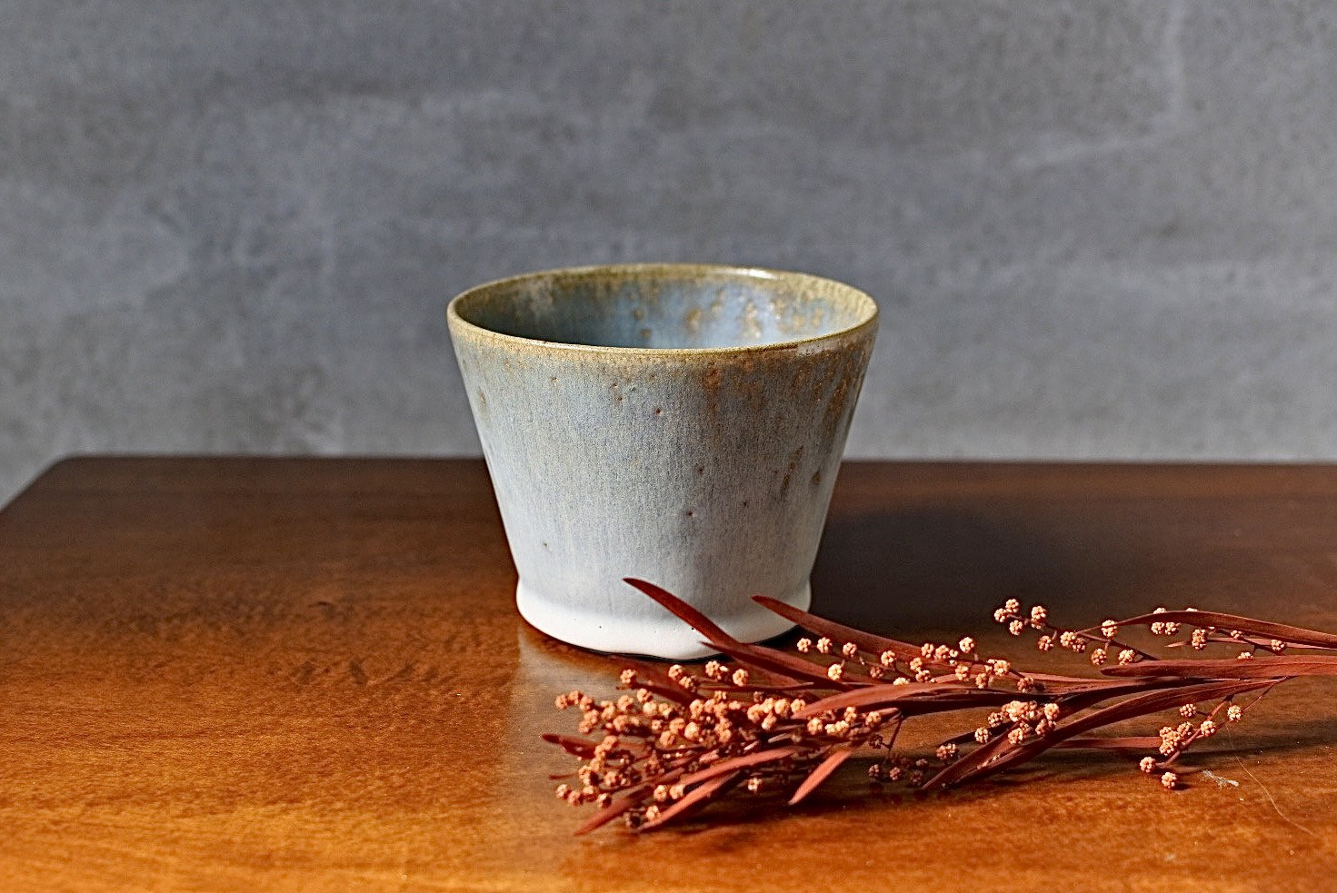 瀬戸　麦藁手　酒盃・猪口　酒器に好適です