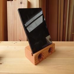 iPadスピーカースタンド『米松』 3枚目の画像