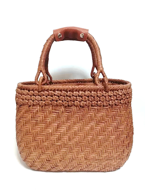 山葡萄バッグ高級極細三段花結び かごバッグ 山葡萄バッグ魅力 通販  