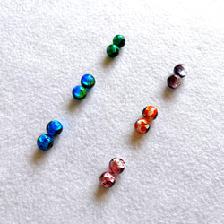 選べる６色　水琴鈴ストラップ　シルバー　ほたる玉 3枚目の画像