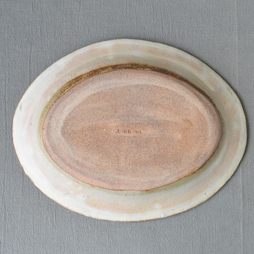 粉福楕円リム皿-L- 大皿 木のね Ki no ne 通販 14147844｜Creema