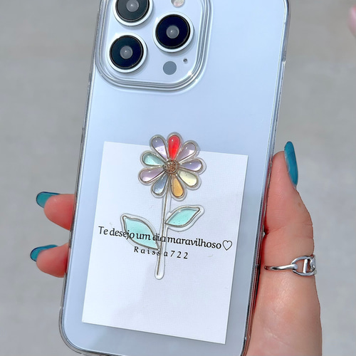 iPhone 12mini フラワーケース付き 早い者勝ち アイフォンケース