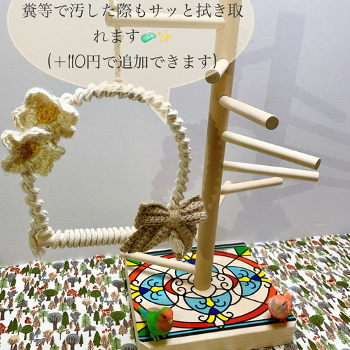 受注生産*天然木を使用 バードタワー✨ ~中サイズ~】 ハウス・小屋