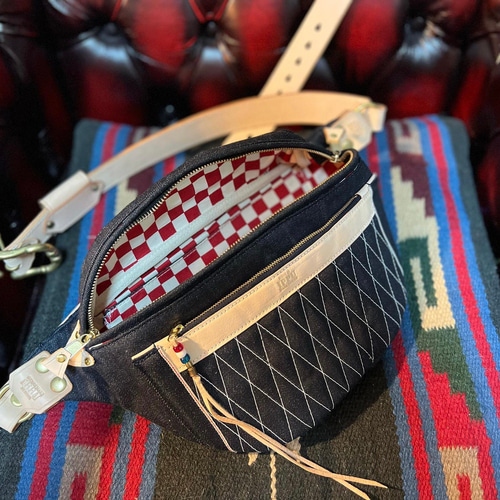 Y's Needle デニム ボディバッグ ボディバッグ（ワンショルダー・日本