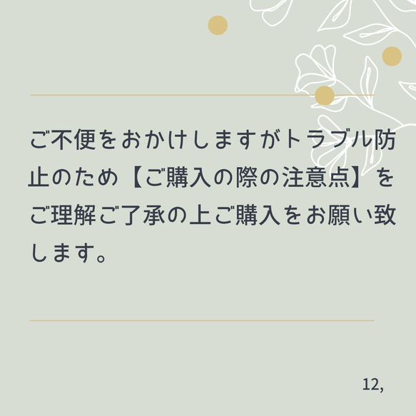 【ご購入時の注意事項を記載しているページです。】こちらのページはご購入頂けませんのでご注意ください。 12枚目の画像