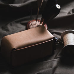 【受注生産】スノーピーク ノクターン シンプルレザーケース プエブロ ナチュラル 16枚目の画像