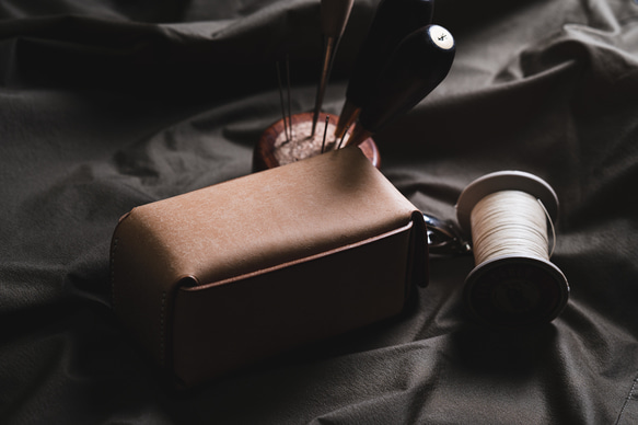 【受注生産】スノーピーク ノクターン シンプルレザーケース プエブロ ナチュラル 16枚目の画像